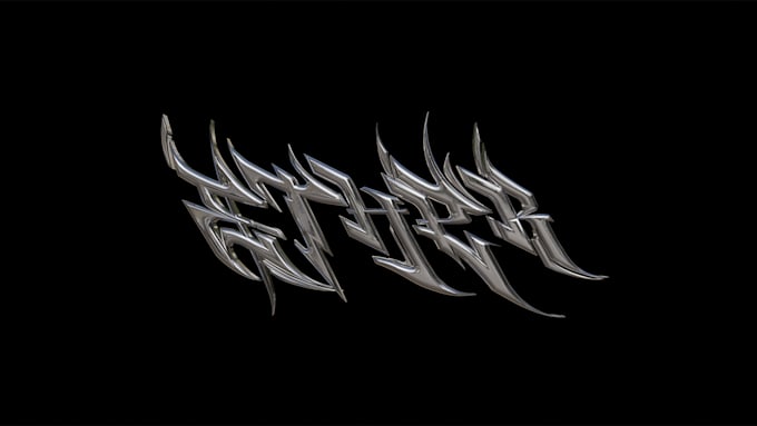create a 3d rotation chrome of your logo