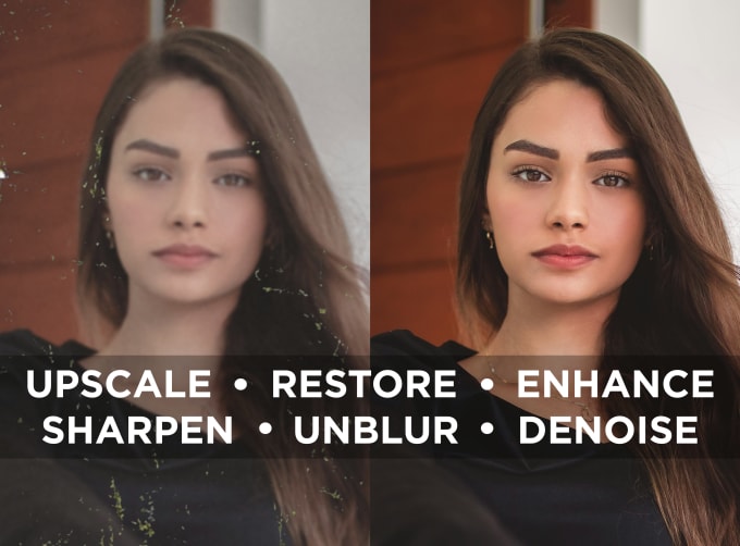 upscale, restore, enhance, unblur and denoise your images