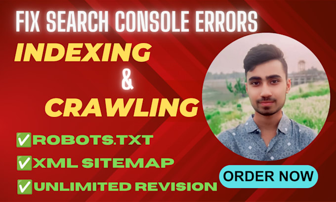 fix errors in google search console for indexing and crawling