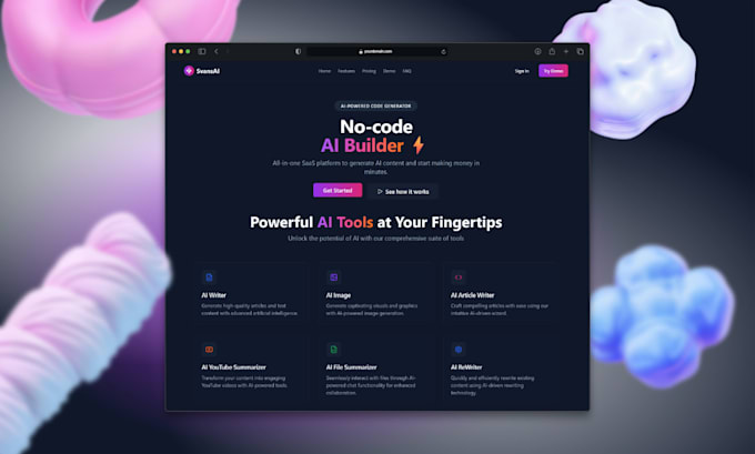 build your own ai content generator website like jasper ai