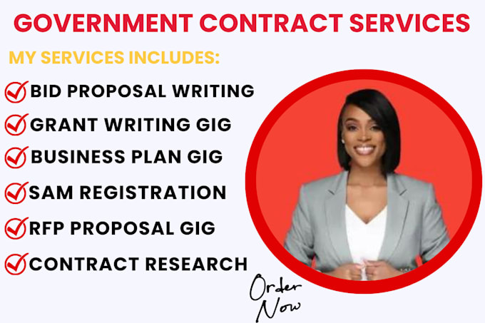 write response to rfp, bid proposal, and government contract, sam contracts