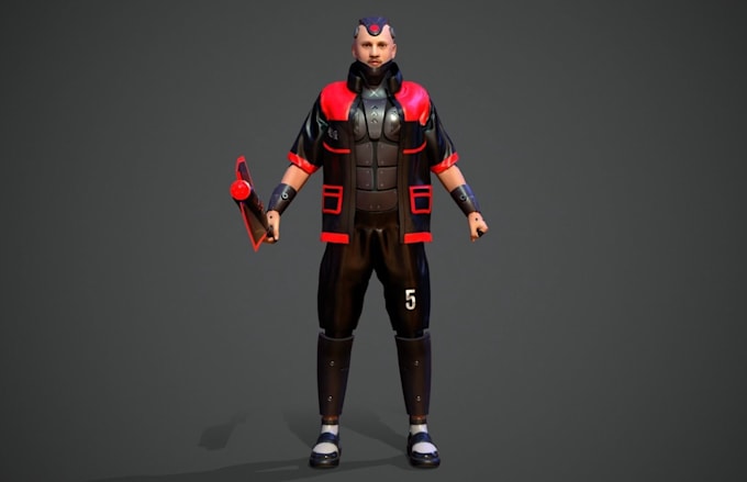 Build unity character model, human model for game, spline3d, 2dimage to ...