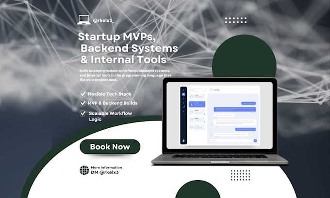 build your startup backend, mvp workflow, or ai internal