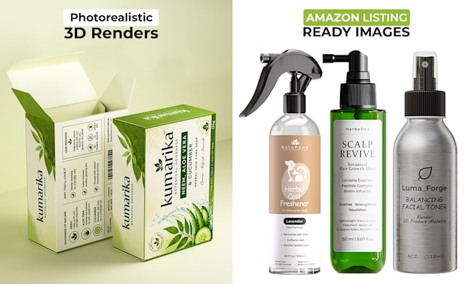 create photorealistic 3d product rendering for amazon and ecommerce