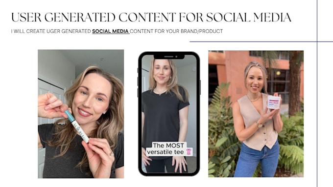 create organic ugc videos for tiktok user generated content