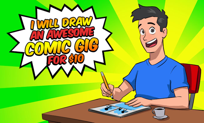 draw an amazing comic strip