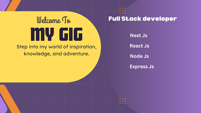 be your full stack web developer next js react js node js express js mongodb