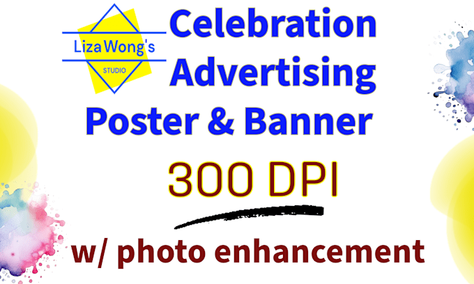 create high resolution files signage banner poster for printing