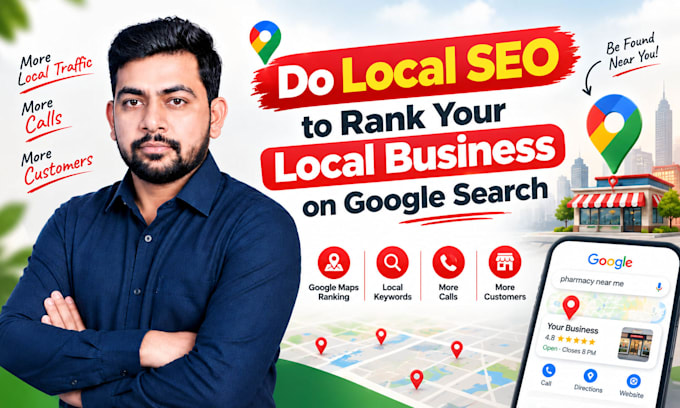 do local SEO to rank your local business on google search