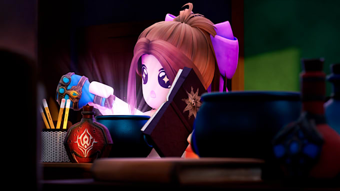 make an eye catching gfx thumbnail of roblox