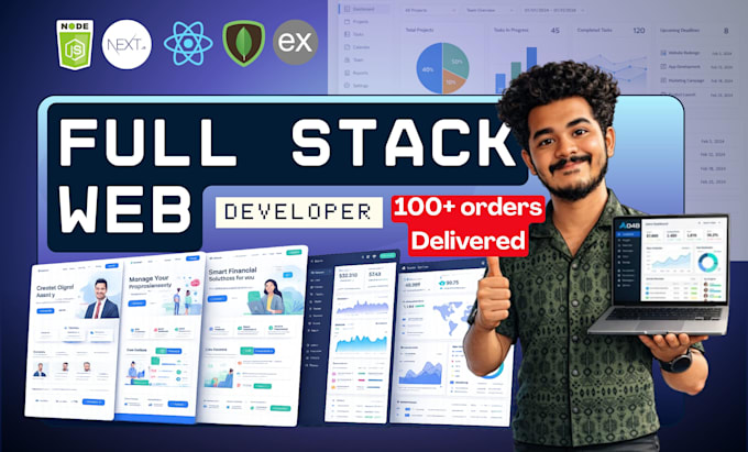 be your full stack web developer and a professional full stack developer