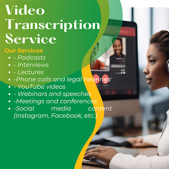 do video transcription works