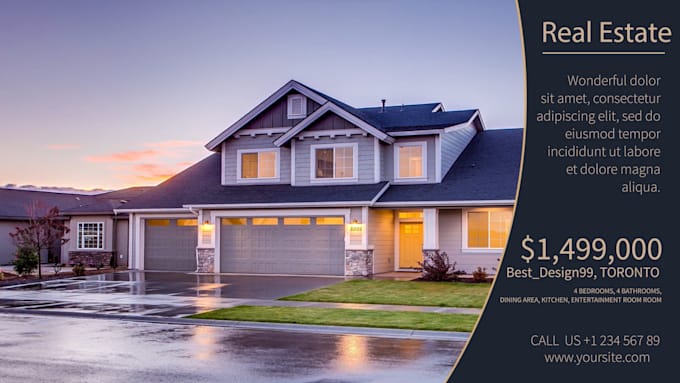 create real estate listing promo video