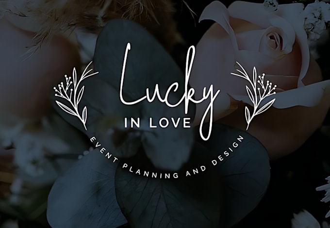 design modern wedding service logo