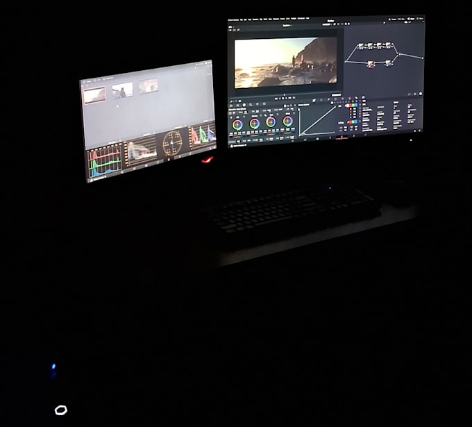 do professional video color grading and color correction