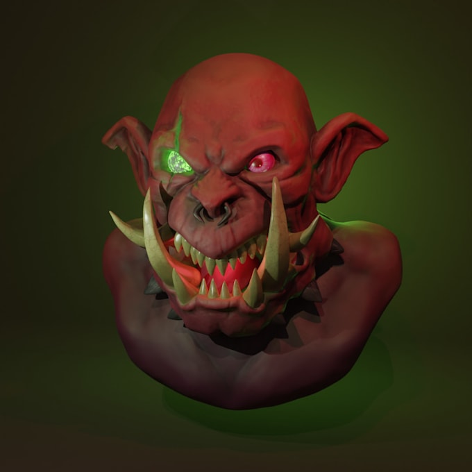 Model and texture a character by T4li2411 | Fiverr