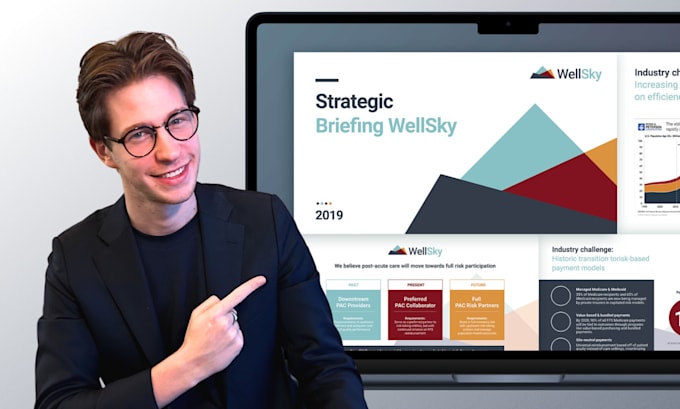 create a professional pitch deck and powerpoint presentation