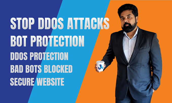 protect your vps, vm, website from ddos and bad bots attacks