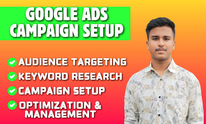 setup and managing google ads PPC campaigns