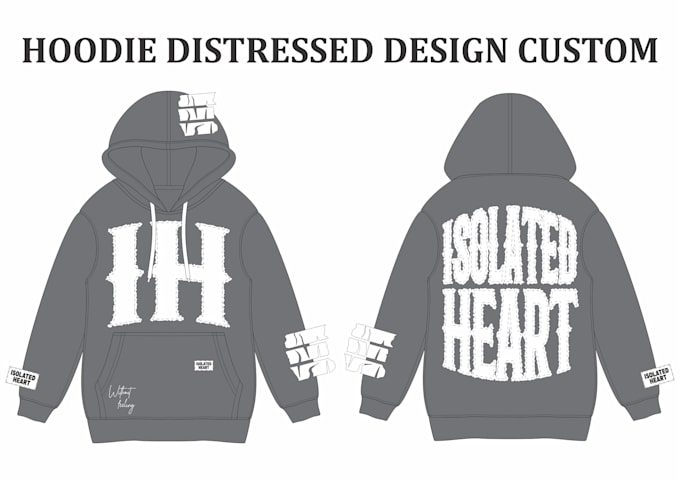 make design streetwear hoodie distressed