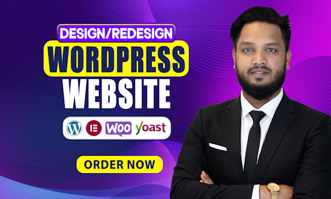 do wordpress website development, design redesign wordpress landing page design