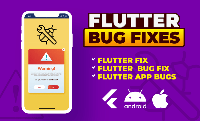 Develop or fix flutter app bugs, flutter bugs and issues by Uzair00 ...