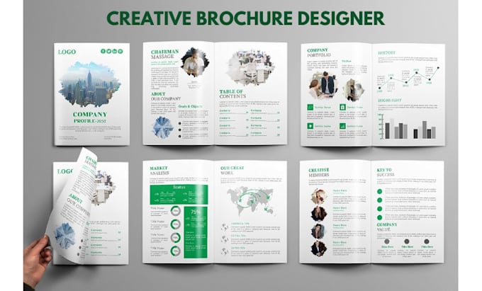 make high quality creative brochure, pdf, book layout and poster design