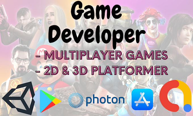 develop 2d and 3d mobile and web game in unity