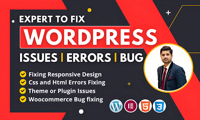 fix wordpress error and woocommerce bug or issue