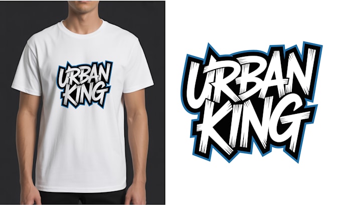 create modern typography t shirt design