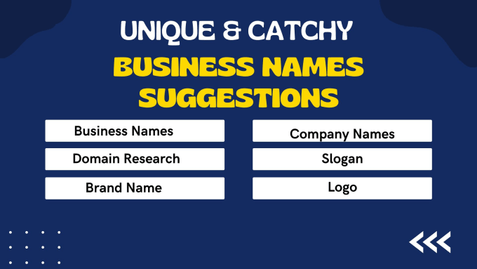 suggest catchy brand company or product names