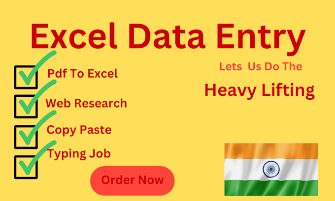 do any type of data entry work