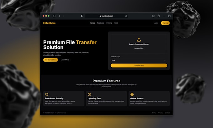 build a file sharing and storage website like google drive