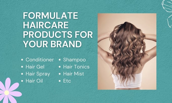 design hair care formulas for your brand