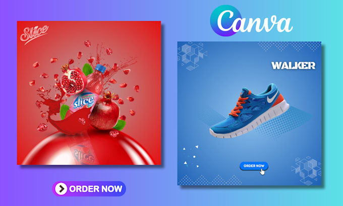 Design social media poster, cover and product banners with canva by ...
