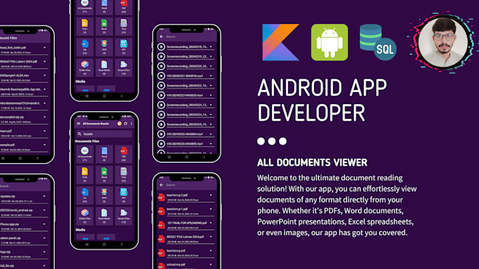 all type of documents qr code scanner and generator pdf and docx viewer