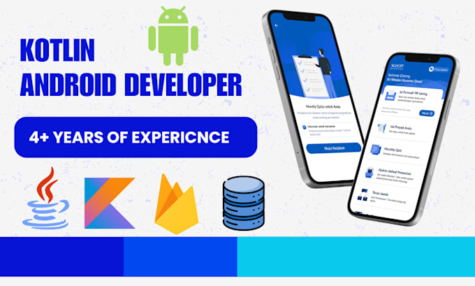 be your kotlin developer for the android app