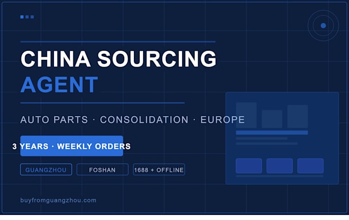 fulfill your china auto parts orders and consolidate shipments to europe