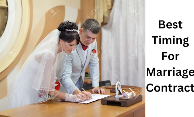 provide the best marriage contract timing for happiness and success