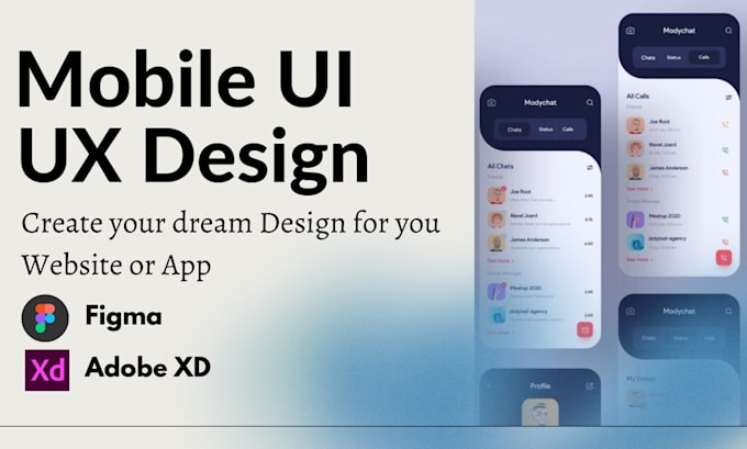 Create figma mobile app ui ux design and web app ui ux design by Bilal ...
