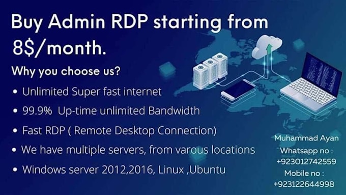 provide monthly renewal fast rdpsvps in reasonable rates