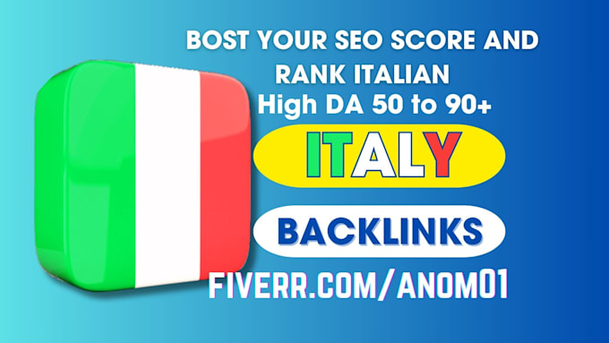 do italy site linkbuilding with italian SEO high da backlink