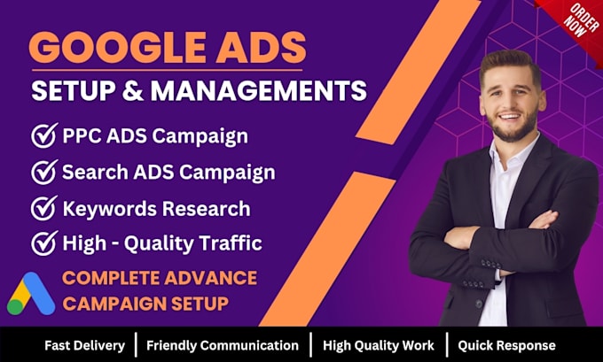setup manage and optimized google ads ppc ads campaign