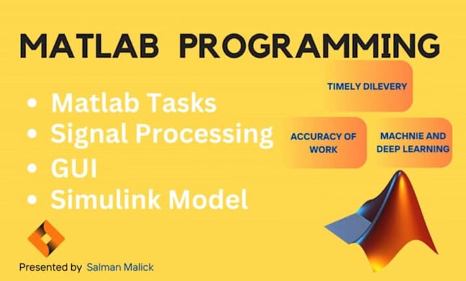 Do matlab programming, simulink, image, signal processing and gui ...