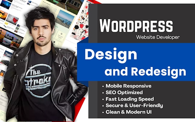 do wordpress website development, clone, design, redesign wordpress website