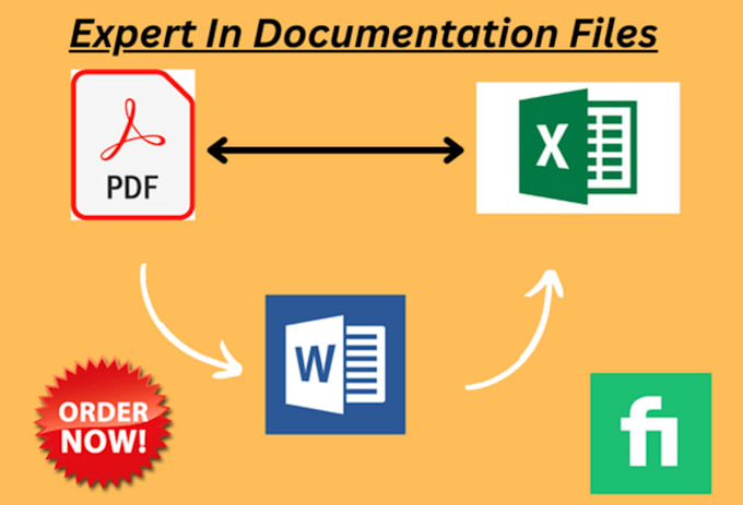 improve, correct, convert PDF, word, excel error document