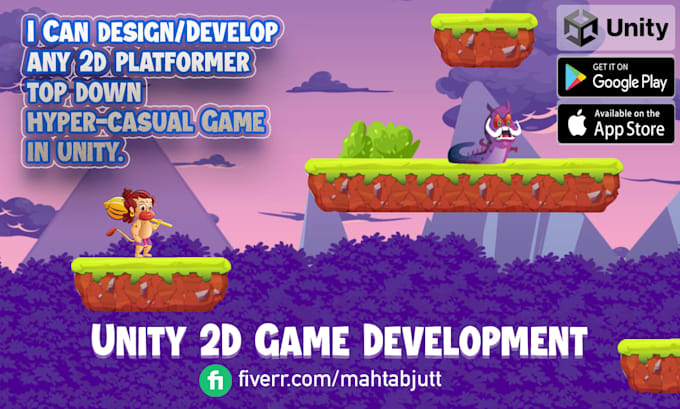 develop unity 2d game development and design 2d unity game developer