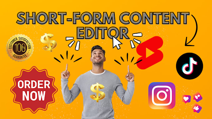 do short form content for instagram, tiktok youtube shorts in 24 hours