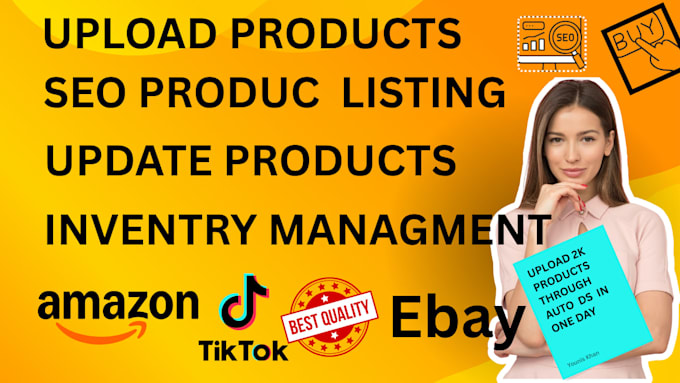 do bulk import and export products on ebay, shopify,woocommerce, etsy, tiktok