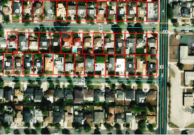 do townplanning , gis mapping,  digitizing work in arcgis